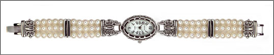 Antique Oval Face Peal Watch